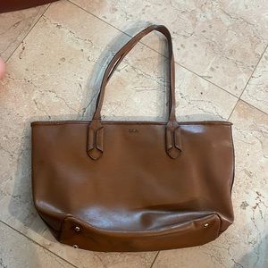 Brown leather Ralph lauren purse